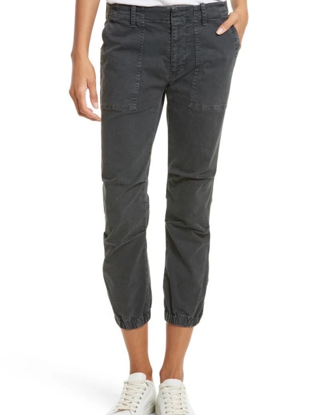 Nili Lotan Cropped Military Pant - Black Size 4 - Picture 7 of 7